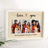 Gift Personalized Love You Bro MDF Photo Frame