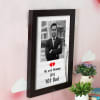 Gift Personalized Love You Dad Wooden Photo Frame
