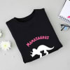 Shop Personalized Mamasaurus Glow In The Dark T-shirt (Black)