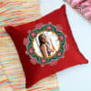 Buy Personalized Maroon Cushion Cover
