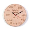 Personalized Math Lover Wooden Wall Clock Online
