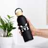 Buy Personalized Matte Black Water Bottle