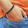 Shop Personalized Men's Cuff Bracelet - Black Rhodium