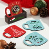 Personalized Merry Christmas Coasters with Stand Online