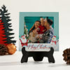 Personalized Merry Christmas Photo Tile with Stand Online