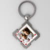 Personalized Metal Square Keychain Online