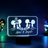 Gift Personalized Mickey N Minnie LED Lamp