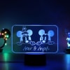 Personalized Mickey N Minnie LED Lamp Online