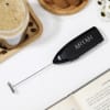 Gift Personalized Mini Portable Frother - Black