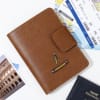 Gift Personalized Mini Travel Accessory Set - Tan