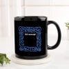 Gift Personalized Monogram Black Mug