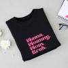 Buy Personalized Mothers Day Mama to Bruh T-shirt (Black)