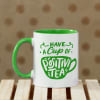 Personalized Mug with Green Handle Online