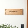 Personalized Name Plate in Wood Online