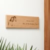 Buy Personalized Name Plate in Wood