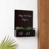 Gift Personalized Name Plate With Planter Box