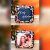 Buy Personalized Navy Blue Satin Clutch