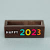 Shop Personalized New Year 2023 Coasters with Stand