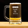 Personalized New Year Beer Mug Online