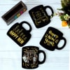 Gift Personalized New Year Coasters with Stand