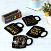 Buy Personalized New Year Coasters with Stand