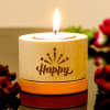 Gift Personalized New Year Tea Light Candles - Set of 3