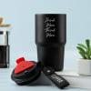 Buy Personalized Notebook N Black Tumbler Gift Combo