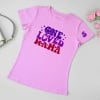 Shop Personalized One Loved Mama T-shirt - Lilac