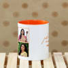 Buy Personalized Orange Ceramic Mug For Mom