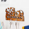 Gift Personalized Panda Wooden Key Holder