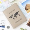 Buy Personalized Passport Cover And Luggage Tag Combo - Grey