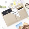 Shop Personalized Passport Cover And Luggage Tag Combo - Grey