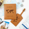 Personalized Passport Cover And Luggage Tag Combo - Tan Online