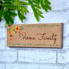 Gift Personalized Perfect Family Wooden Name Plate