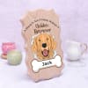 Gift Personalized Pet Lover Wooden Photo Frame (Golden Retriever)
