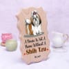 Gift Personalized Pet Lover Wooden Photo Frame (Shih Tzu)