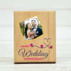Personalized Photo Frame in Wood for Anniversary Online