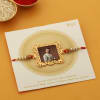 Buy Personalized Photo Rakhi with Jali Design in Gift Box