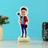 Personalized Photographer Caricature with Wooden Stand Online
