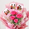 Gift Personalized Pink Enchantment Bouquet For Sister