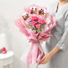 Shop Personalized Pink Enchantment Bouquet For Sister