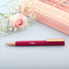 Gift Personalized Pink Matte Finish Ball Pen