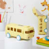 Personalized Playful Bus Water Bottle For Kids - Yellow Online