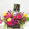Gift Personalized Polaroid And Rose Arrangement For Mom