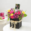Buy Personalized Polaroid And Rose Arrangement For Mom