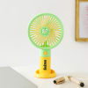 Buy Personalized Portable Hand Fan - Green And Yellow