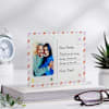 Gift Personalized Postcard Acrylic Table Frame For Dad
