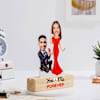 Gift Personalized Proposing Couple's Caricature
