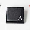 Personalized PU Leather Black Bifold Wallet For Him Online