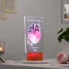 Gift Personalized Pyaari Saasu Maa - LED Lamp - Wooden Finish Base